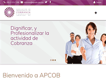 Tablet Screenshot of apcob.com.mx